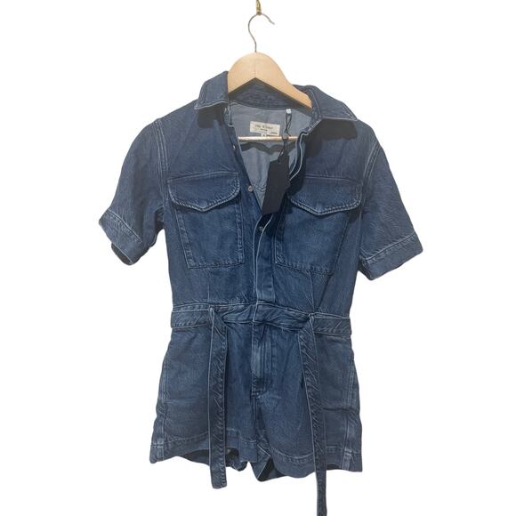 Rag & Bone Featherweight Surplus Romper Size XXS - Picture 9 of 10